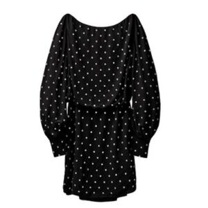 Zara Black Dress Rhinestone Dress